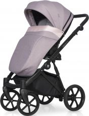 Детская коляска 2 в 1 Riko Nano Pro 03 Pearl Pink (розовая кожа – розовая ткань)